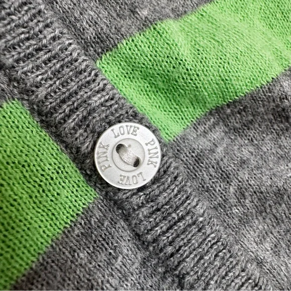 VS Pink VTG Y2K Bella Long Sleeve Cardigan Henley top - Picture 5 of 9